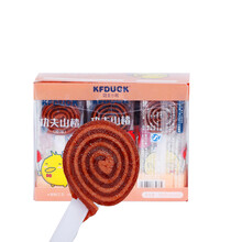 功夫小鸭功夫山楂棒棒糖卷宝宝儿童零食品原味果脯蜜饯口感软糯酸甜童趣味草莓味山楂棒棒卷制品18g/支 原味 1支