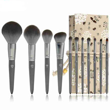 香舍玫瑰新手化妆刷套刷11支全套散粉刷眼影刷晕染刷 适合初学者敏感肌肤超柔软灰姑娘系列化妆刷子 11支化妆刷+刷包