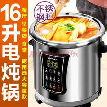 永兴DYG-25AFK电炖锅多用途锅全自动电汤锅304不锈钢智能煲汤陶瓷隔水炖盅家用大容量商用柠檬膏 16升钢胆（不含炖盅） 适合15-20人