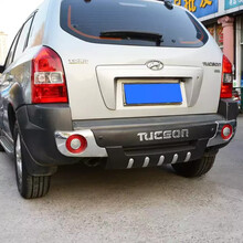 适用于05 06 07 08 09 10 11款北京现代老款途胜前后保险杠大包围改装前后护杠护板 老途胜后杠