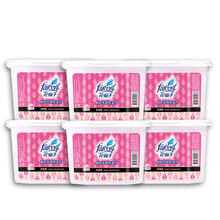 花仙子（FARCENT） 除湿盒衣柜活性炭除湿剂家用衣物干燥剂防潮剂防霉室内卧室除湿干燥剂强力吸湿剂 花仙子玫瑰香氛 6入