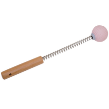 高尔夫球硅胶弹簧按摩捶按摩锤经络敲打锤背腿肩颈椎敲背锤按摩棒 灰色 蓝色 橙色 粉色 四色可选 弹簧粉色