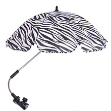 酷嘎kuga儿童手推车伞遛娃推车遛娃神器遮阳伞婴儿宝宝三轮车四轮推车手推车万向遮阳伞 【斑马伞】