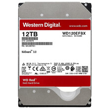 西部数据(WD)红盘Plus 12TB SATA6Gb/s 256M 网络储存(NAS)硬盘 垂直式 (WD120EFBX)