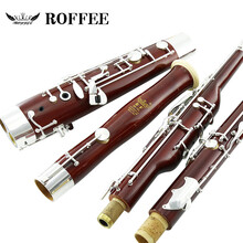 德国【ROFFEE】罗菲 巴松成人C调巴松大管枫木镀银按键四节交响乐团专业演奏级BASSOON C调791