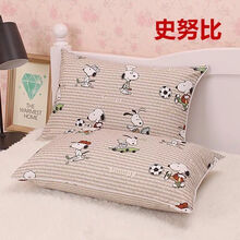 枕头学生单人一只装枕芯送枕套宿舍日式卡通可爱成人男女孩青少年 【60*40史努比】1枕芯+1枕套