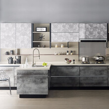 皮阿诺橱柜 整体橱柜定制厨房厨柜定制 开放式简易组合橱柜 定做 特权定金 一口价