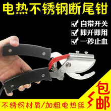 仔猪电热断尾钳 小动物断尾钳剪尾钳 养殖畜牧设备 升级版带开关电热断尾钳猪用仔猪小猪剪尾钳断尾器