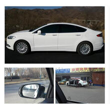 汽车贴膜 太阳膜 汽车前挡隔热膜防晒膜 汽车前挡风玻璃隔热贴膜 深黑色后档75*152 前挡