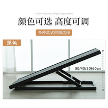 狗狗楼梯斜坡 宠物爬梯犬猫无障碍上床梯子 高龄犬坡道台阶可折叠-B 黑色 L号四档调节