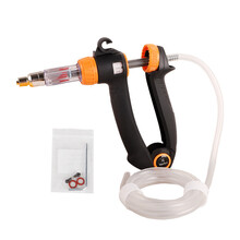 耐尔尼进口注射器兽用连续注射器猪牛羊鸡疫苗自动注射器可调注射器 2ml接管式