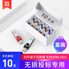 【10个盒装】【无损投标专用】兰科芯TB108 投标小容量U盘 办公招投标优盘高速u盘刻字logo 标配版 512mb