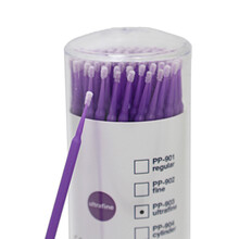 FGHGF 极细棉签 尖头小棉签涂凡士林涂维生素E 一次性棉棒纹绣专用尖头绵签棒 小号棉签紫色【涂凡士林专用】3盒