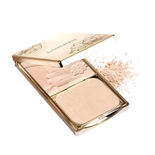 蓝秀 雪颜丝绒粉饼 定妆粉 遮瑕保湿美肤白提亮肤色不易脱妆干湿两用补妆粉 女士护肤化妆品 SCB02 (自然色)