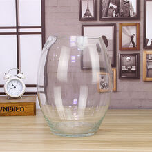 创意桌面鱼缸生态圆形玻璃金鱼缸乌龟缸迷你小型造景家用水族箱 20号炮（空缸）