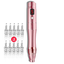 YISUER 纳米电动微针导入仪器微晶仪家用mts中胚水光针精华原液玻尿酸飞梭孕睫术 修复祛痘印痘坑 魅力粉（10枚针头自选）
