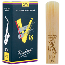 弯德林（Vandoren） 法国 进口 V16 中音 降E 萨克斯哨片 流行爵士 弯得林 专业演奏 2.5号一片