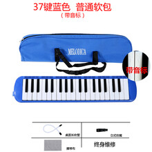 奇美37健口风琴32健健囗风琴键学生36键儿童风琴管子成人41键课堂初学者课堂教学演奏乐器37键 蓝色37键软包【不带教材】