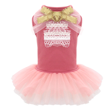 ISPET狗狗公主裙子连衣裙秋冬款泰迪柯基贵宾博美&星星点点 粉色 L（建议8-10斤）