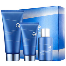 高夫男士洗面奶男 锐智洁面保湿控油祛痘黑头护肤品套装 锐智洁面乳120g+锐智洁面乳25g+锐智水15m