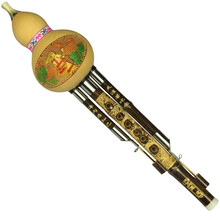 正音堂 葫芦丝双调葫芦丝乐器云南专业演奏级葫芦丝 浮雕三音款小D调