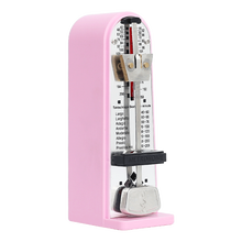 GLEAM格利姆 机械节拍器迷你便携钢琴考级专用 精准打拍器吉他小提琴古筝通用节奏器 迷你便携机械款-粉色