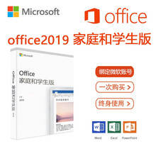 微软正版office办公软件office2016/2019家庭和学生版终生版/比365版划算 2019家庭学生版实物 Mac版 无票