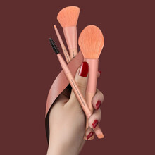 3CE BRUSH 11支化妆刷套装粉底刷子眼影刷散粉刷腮红刷面膜刷美彩妆口红刷高光刷遮瑕刷粉底液刷 #F01 散粉单只