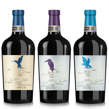 超市	【购1套发2套共6瓶】智利进口红酒整箱 干红葡萄酒 鸣斯小镇750ML 赤霞珠+佳美娜+梅洛-3瓶装