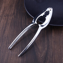 剥螃蟹吃蟹工具304不锈钢蟹八件蟹钳蟹夹蟹针海鲜剪吃大闸蟹螃蟹 1只标准蟹钳