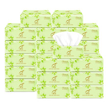 霏羽抽纸 100抽3层餐巾纸24包卫生面巾纸婴儿家用纸巾家庭装抽取式卫生纸0550