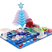 电学小子电子积木电路玩具stem科学实验益智玩具男孩女孩立体拼装编程玩具 电子积木酷炫版