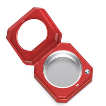 歌能(GENENG)超声波清洗机 眼镜清洗机首饰手表清洗神器家用声波盒 红色