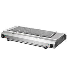 hotkitch电烧烤炉 家用无烟电烤炉 商用电烤串机 电烤盘烤肉煎肉室内烧烤架 CG-150【商用款】