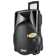 特美声广场舞音响12寸户外移动拉杆充电大功率便携式蓝牙播放器家用带无线话筒12寸K歌消原音手提室外 旗舰版（全功能支持无线麦）