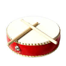 派尼美特新宝乐器扁鼓小鼓5/6/7/8寸堂鼓中国鼓花鼓盘鼓实木头层牛皮配棒 7寸配木棒