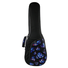 尤克里里包ukulele琴包23寸26寸个性文艺可爱学生尤克里里背包双肩琴套袋 23寸（蓝色钻石）