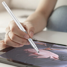 耐尔金 iPad手写笔电容笔绘画 苹果Air/Pro碳纤维笔头apple pencil手机平板触屏笔 智妙白
