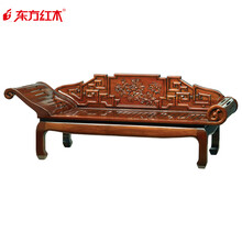 东方（DONG FANG）红木家具缅甸花梨（学名：大果紫檀） 苏州特产现代时尚116型贵妃床