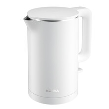 康佳（KONKA）KEK-KD17 电水壶 1.7L双层防烫烧水壶 一键弹盖热水壶 304不锈钢内胆电热水壶 企业采购