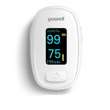 家用指尖夹指血氧仪指夹式脉氧脉搏血氧饱和度检测仪手YX303 YX306血氧仪单机+挂绳+电池