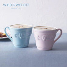 WEDGWOOD玮致活欢愉假日系列情侣马克对杯陶瓷杯子马克杯情侣杯子 欢愉假日马克对杯