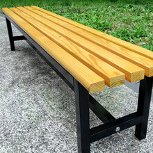 顺富美（SHUNFUMEI）1.2米更衣凳 锈钢更衣凳 床尾凳 换穿鞋凳 木质更衣凳 床尾凳 休息凳 长条凳