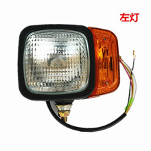 新源挖掘机组合大灯LED前大灯新源后尾灯大臂灯劲工 鑫豪小装载机前照灯带转向灯挖机配件 大灯24v左边灯泡款