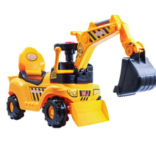 【两用电动款】儿童电动挖掘机可坐可骑人大号小孩挖土机儿童挖挖机玩具车宝宝工程车遥控模型2-5岁男女 大号滑行款【灯光音乐+礼包+可动挖臂】