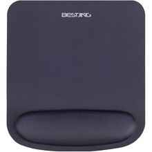 倍晶 华为matebook笔记本d电脑X护腕鼠标垫pro荣耀MagicBook手托E腕垫笔记本鼠标垫 方形中号深空灰-细腻莱卡记忆棉