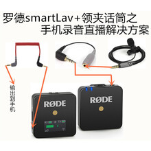RODE罗德wireless go领夹麦克风录音采访单反相机无线话筒vlog小蜜蜂摄像机麦克风 套餐五（含smartLav+ 领夹麦+SC3转接线