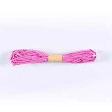 艺趣幼儿手工材料手工线彩色拉菲纸绳儿童diy编织制作黏贴材料约15米 粗 2号