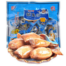 裕达舟山特产即食海鲜烧烤鱿鱼仔500g墨鱼仔香辣带籽零食小吃 烧烤味空心500g
