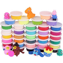 超轻粘土36色橡皮泥安全无味 彩泥橡皮泥黏土24色套装 12色粘土彩盒装